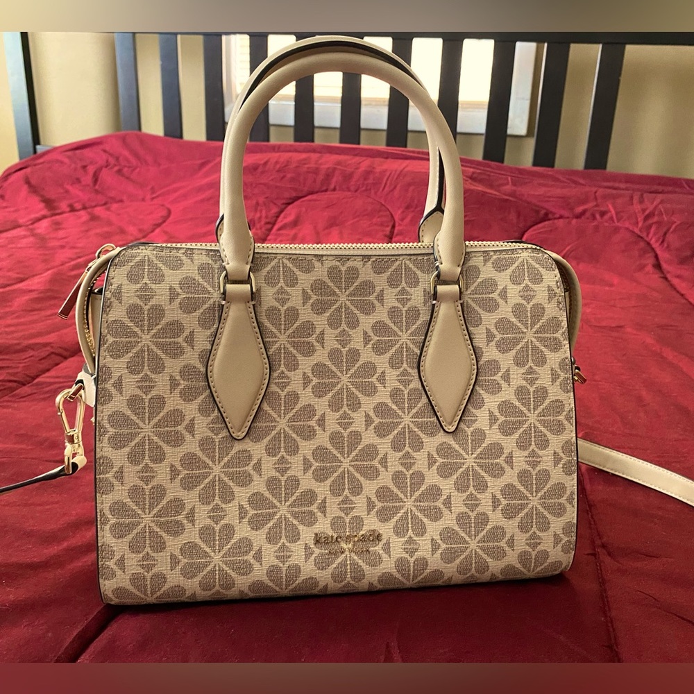 Kate Spade spade flower coated canvas casey medium satchel